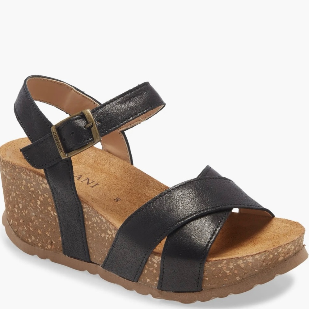 Cordani Asti Ankle Strap Wedge Sandal